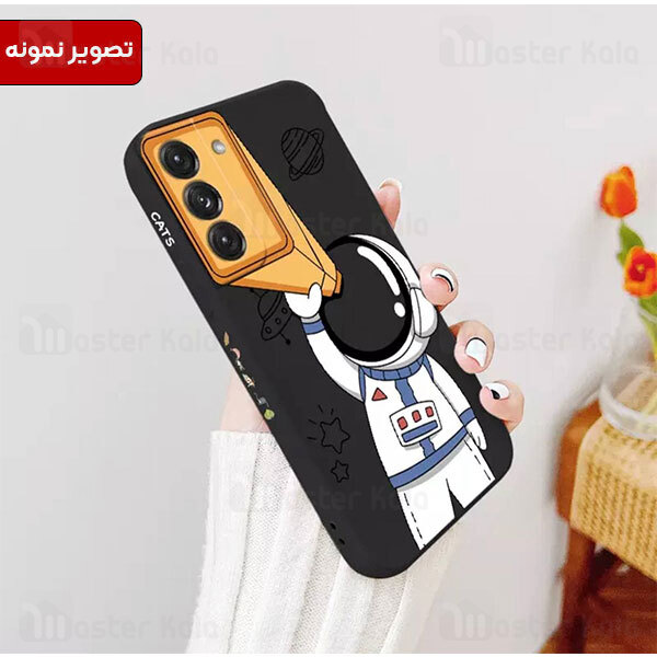 قاب فانتزی آیفون Apple iPhone 11 Pro Max طرح فضانورد تلسکوپی